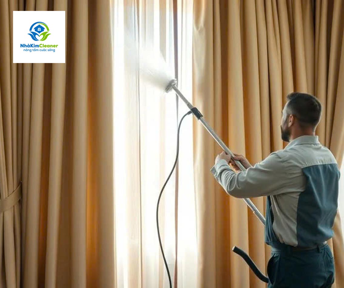 Dịch vụ giặt rèm cửa tại Quảng Ngãi
