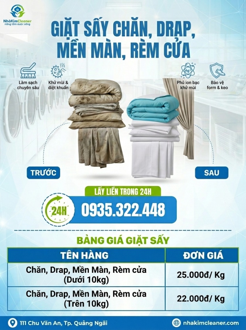 giặt chăn Quảng Ngãi giặt chăn Quảng Ngãi