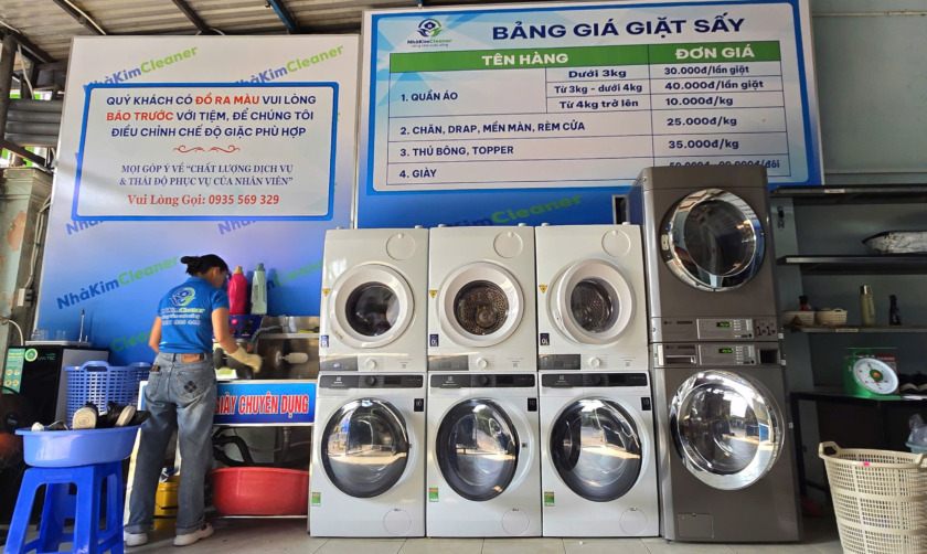 dịch vụ giặt sấy Quảng Ngãi