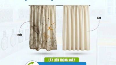 Dịch vụ giặt rèm cửa Quảng Ngãi